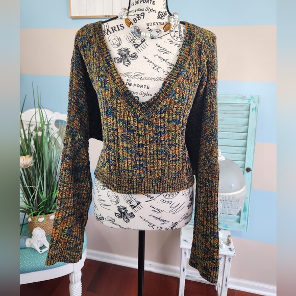 EARTHBOUND Sweaters - 🥳Host Pick 2x 🥳Earthbound Green Knitted Cropped Oversized Sweater